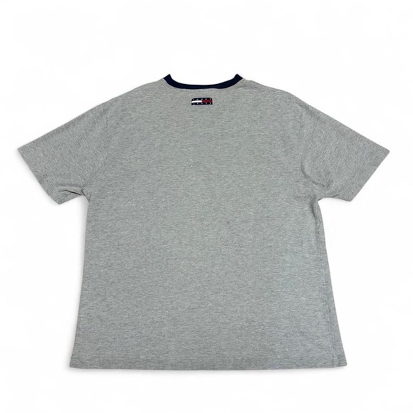 Tommy Hilfiger Gray V-Neck Tee - Picture 4 of 5